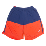 NIKE Mens Sports Shorts Orange Colourblock M W22