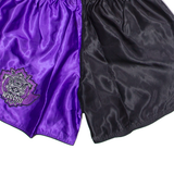 BLITZ Martial Arts Mens Sports Shorts Purple Colourblock XL W30