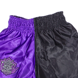 BLITZ Martial Arts Mens Sports Shorts Purple Colourblock XL W30