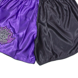 BLITZ Martial Arts Mens Sports Shorts Purple Colourblock XL W30
