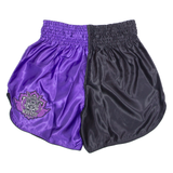 BLITZ Martial Arts Mens Sports Shorts Purple Colourblock XL W30