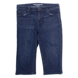 DKNY Ludlow Womens Pedal Pushers Shorts Blue M W30