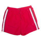 CALVIN KLEIN Mesh Lined Mens Swimming Shorts Red L W32