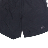 ADIDAS Mens Sports Shorts Black L W30