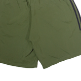 ADIDAS Mens Sports Shorts Green L W28