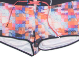 BENCH Womens Sports Shorts Pink Crazy Pattern M W36
