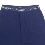 LYLE & SCOTT Mens Casual Shorts Blue L W30