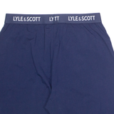 LYLE & SCOTT Mens Casual Shorts Blue L W30