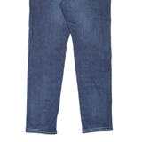 PIERRE CARDIN Lyon Mens Jeans Blue Regular Tapered Stone Wash W37 L34