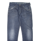GUESS JEANS Ranch Mens Jeans Blue Regular Straight Stone Wash W30 L29