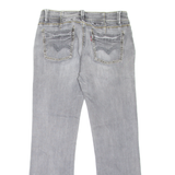 LEVI'S Womens Jeans Grey Regular Bootcut Stone Wash W32 L28