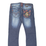 TOUGH Lyttelton Womens Jeans Blue Regular Straight Stone Wash W27 L29