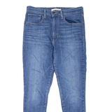 LEVI'S Mile High BIG E Womens Jeans Blue Slim Skinny Stone Wash W30 L28