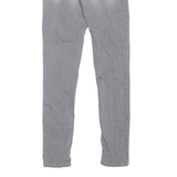 LEVI'S Low Rise Womens Jeans Grey Slim Skinny Stone Wash W25 L32