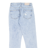 Y2 Distressed Womens Jeans Blue Slim Tapered W25 L26