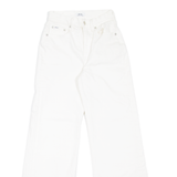 POLO RALPH LAUREN Womens Jeans White Relaxed Flared W25 L29