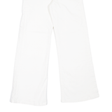 POLO RALPH LAUREN Womens Jeans White Relaxed Flared W25 L29