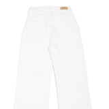 POLO RALPH LAUREN Womens Jeans White Relaxed Flared W25 L29
