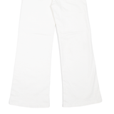 POLO RALPH LAUREN Womens Jeans White Relaxed Flared W25 L29