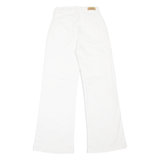 POLO RALPH LAUREN Womens Jeans White Relaxed Flared W25 L29
