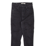 LEVI'S Mile High BIG E Womens Jeans Black Slim Skinny W26 L25
