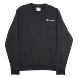 CHAMPION Womens Sweatshirt Black L