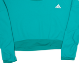 ADIDAS Womens Sweatshirt Green L