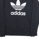 ADIDAS Womens Sweatshirt Black UK 10