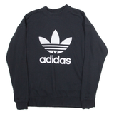 ADIDAS Womens Sweatshirt Black UK 10