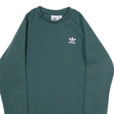 ADIDAS Womens Sweatshirt Green XS