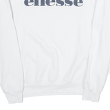 ELLESSE Womens Sweatshirt White UK 12