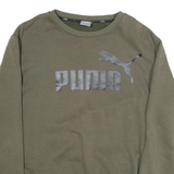 PUMA Womens Sweatshirt Green L