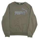 PUMA Womens Sweatshirt Green L