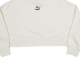 PUMA Cropped Womens Sweatshirt Beige M