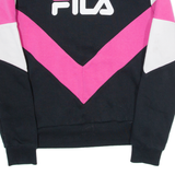 FILA Womens Sweatshirt Black XS
