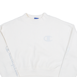 CHAMPION Womens Sweatshirt White M