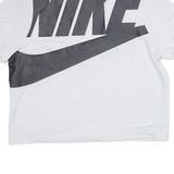NIKE Short Sleeved Womens Sweatshirt White XL