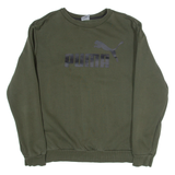 PUMA Womens Sweatshirt Green L