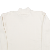 ADIDAS Womens Sweatshirt Beige UK 12