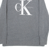 CALVIN KLEIN JEANS Womens Sweatshirt Grey M