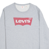 LEVI'S Womens Sweatshirt Grey L