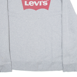 LEVI'S Womens Sweatshirt Grey L
