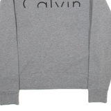 CALVIN KLEIN Womens Sweatshirt Grey S