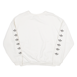 ADIDAS Womens Sweatshirt White UK 6