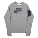 NIKE Womens Sweatshirt Grey M