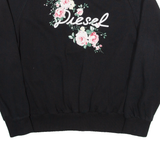 DIESEL Womens Sweatshirt Black L