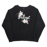 DIESEL Womens Sweatshirt Black L