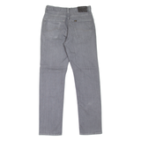 LEE Mens Jeans Grey Regular Straight W28 L30