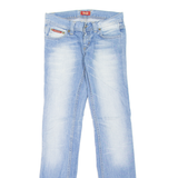 DOLCE & GABBANA Altered Womens Jeans Blue Regular Bootcut Stone Wash W27 L32