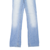 DOLCE & GABBANA Altered Womens Jeans Blue Regular Bootcut Stone Wash W27 L32